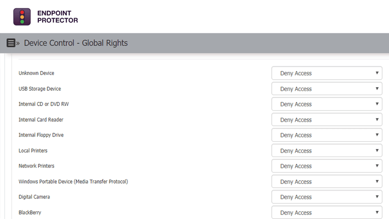 DLP Device Control mit Endpoint Protector