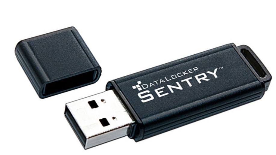 Hardwareverschlüsselter USB-Stick Datalocker Sentry